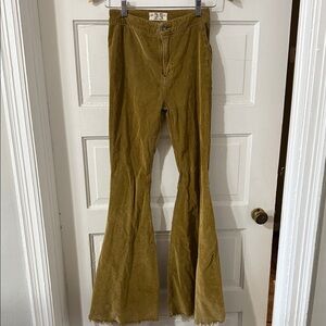 We The Free Wide Leg Jeans in Brown